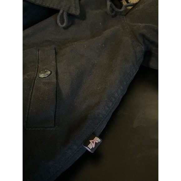 ALPHA INDUSTRIES Faux Fur Trim Hoodie Bomber Jacket sz. Small - Picture 7 of 10